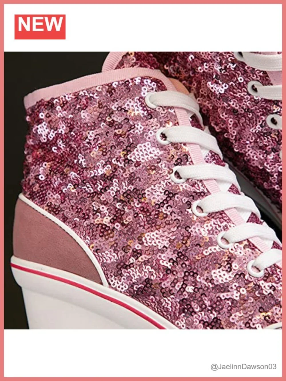 Canvas High Top Wedge Sneakers with Zippers